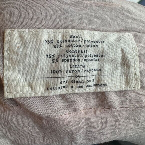 CARTONNIER Cotton French Terry Blazer Size M Gray Anthropologie - Picture 7 of 8